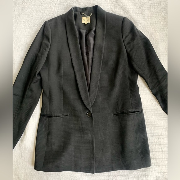 Reiss Black Blazer UK10 - Picture 3 of 13